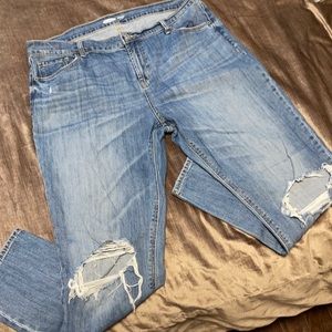 Old navy mid rise boyfriend jeans